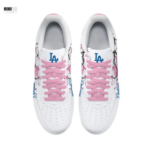 Los Angeles Dodgers Cherry Blossom Air Force 1 Shoes