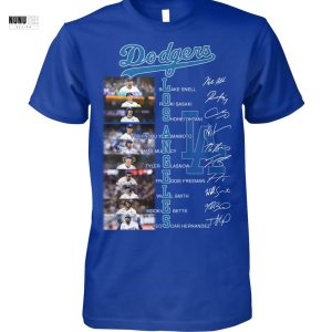 Los Angeles Dodgers Signature Thank You For The Memories Unisex T-Shirt