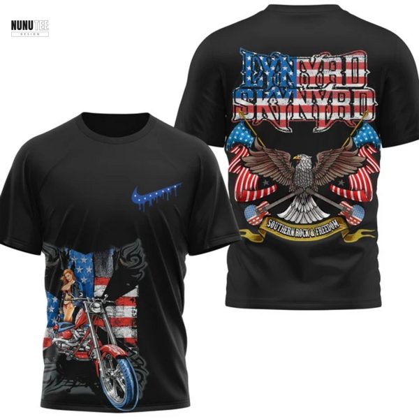 Lynyrd Skynyrd Southern Rock & Freedom 3D T-Shirt