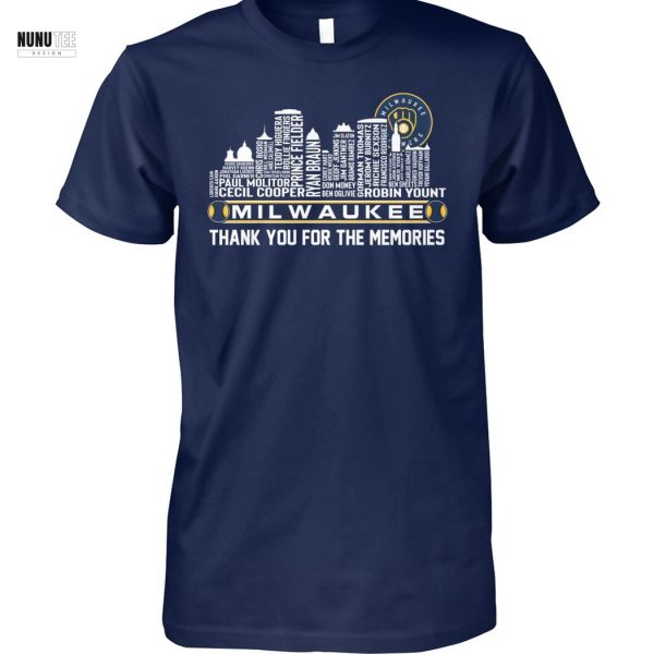 Milwaukee Brewers Thank You For The Memories Unisex T-Shirt