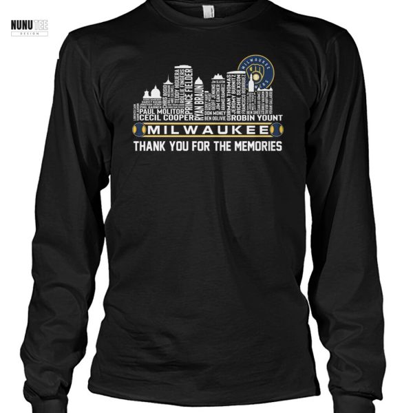 Milwaukee Brewers Thank You For The Memories Unisex T-Shirt