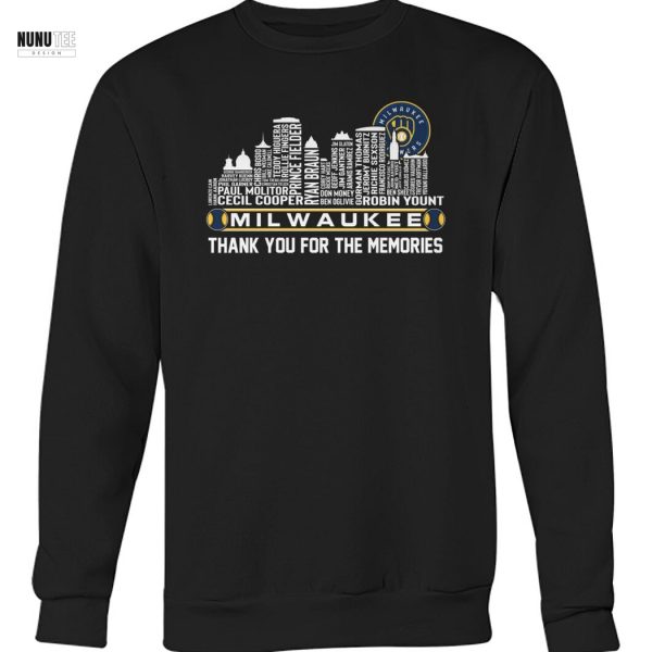 Milwaukee Brewers Thank You For The Memories Unisex T-Shirt