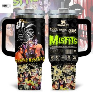 Misfits Famous Monsters Tumbler With Handle And Straw