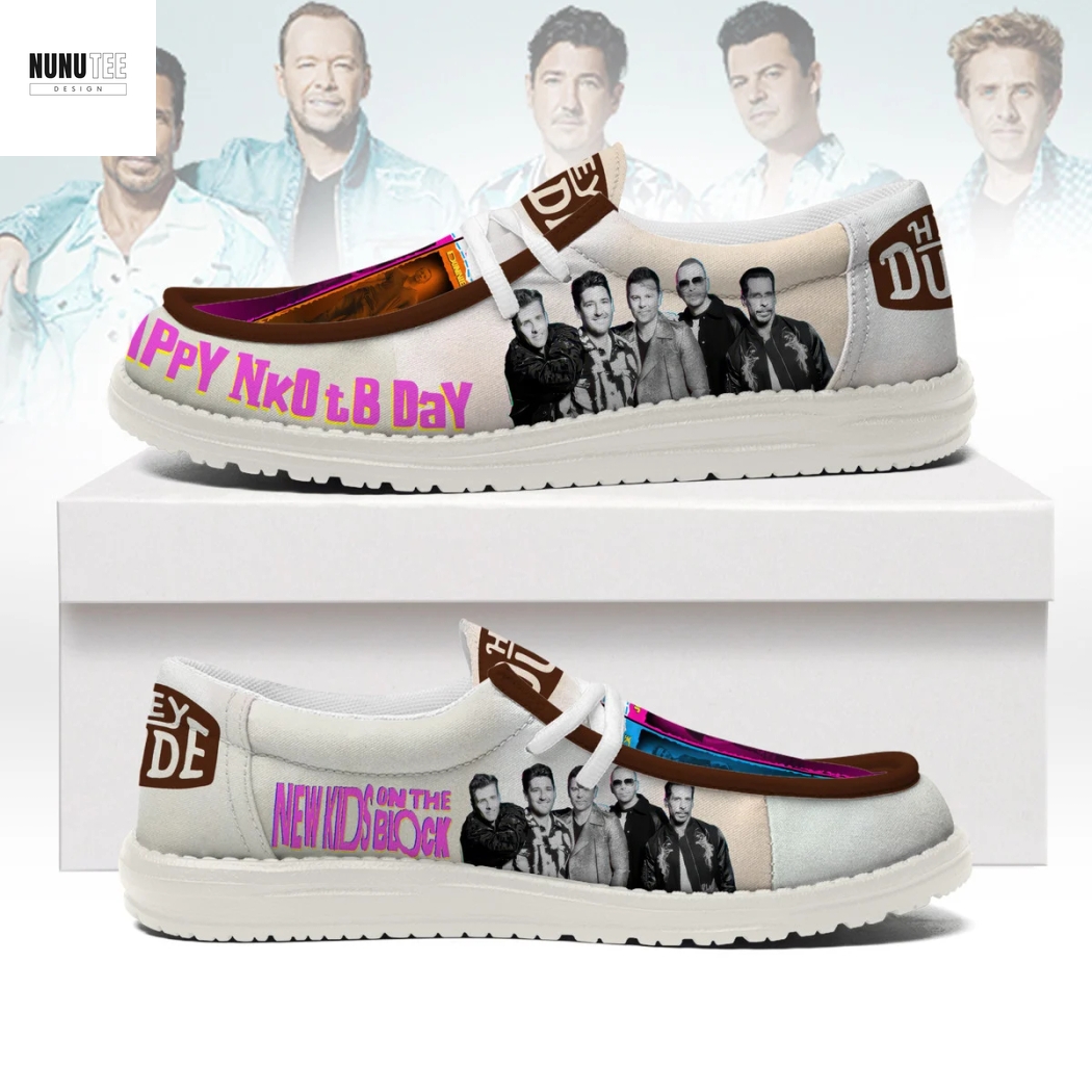 New Kids On The Block Happy Nkotb Day Hey Dude Shoes New Kids On The Block Happy Nkotb Day Hey Dude Shoes