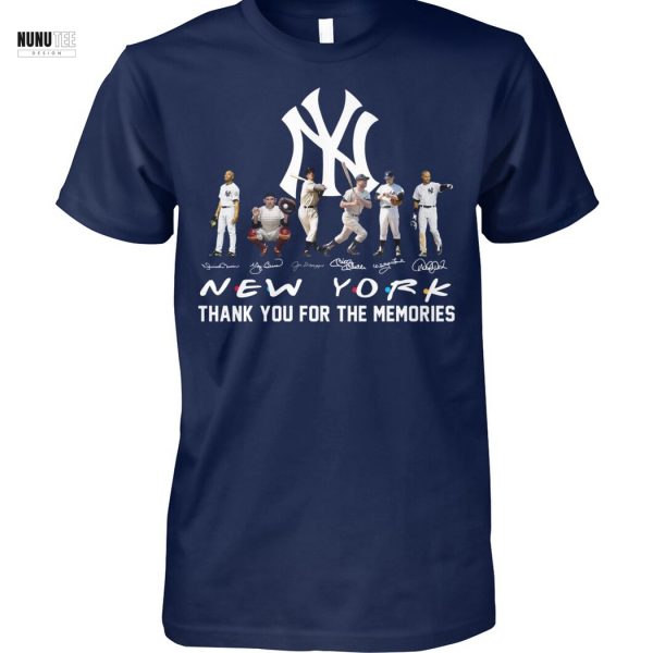 New York Yankees Signature Thank You For The Memories Unisex T-Shirt