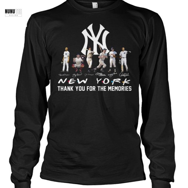 New York Yankees Signature Thank You For The Memories Unisex T-Shirt