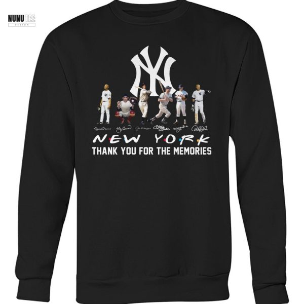 New York Yankees Signature Thank You For The Memories Unisex T-Shirt