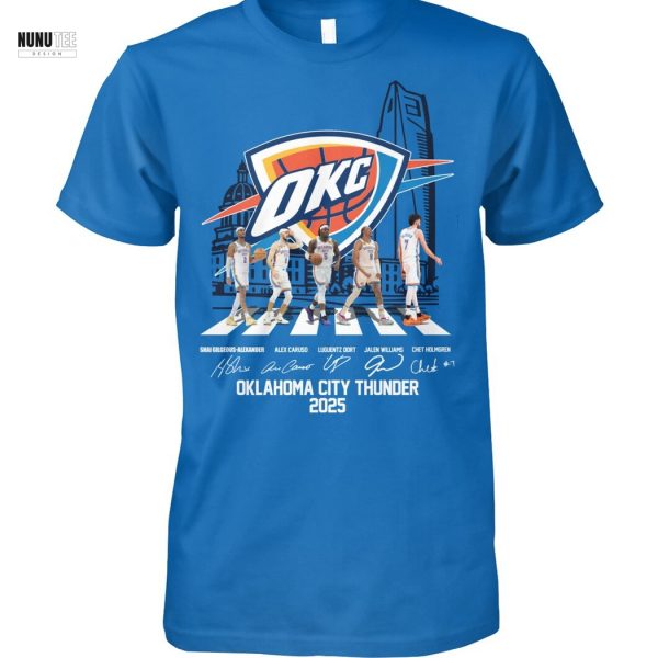Oklahoma City Thunder 2025 Signature Unisex T-Shirt