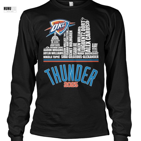 Oklahoma City Thunder 2025 Unisex T-Shirt
