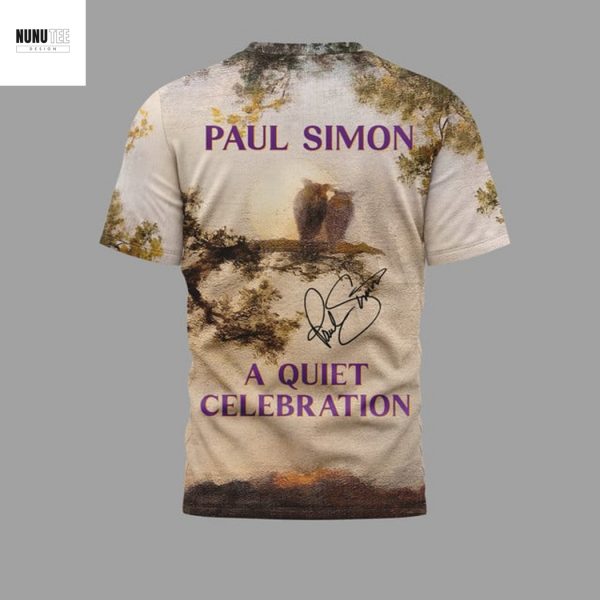Paul Simon A Quiet Celebration Signature 3D T-Shirt