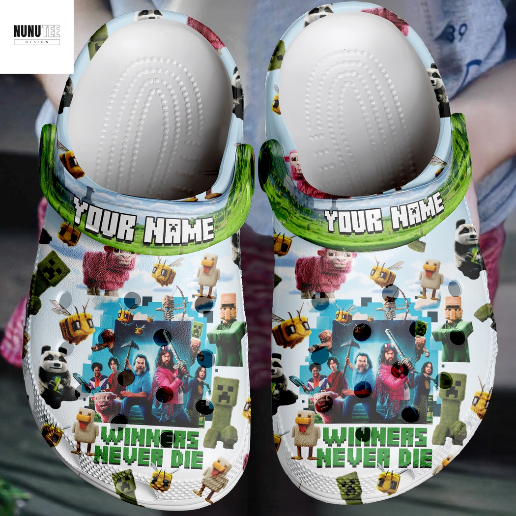 Personalized A Minecraft Movie Winners Never Die Crocs Personalized A Minecraft Movie Winners Never Die Crocs