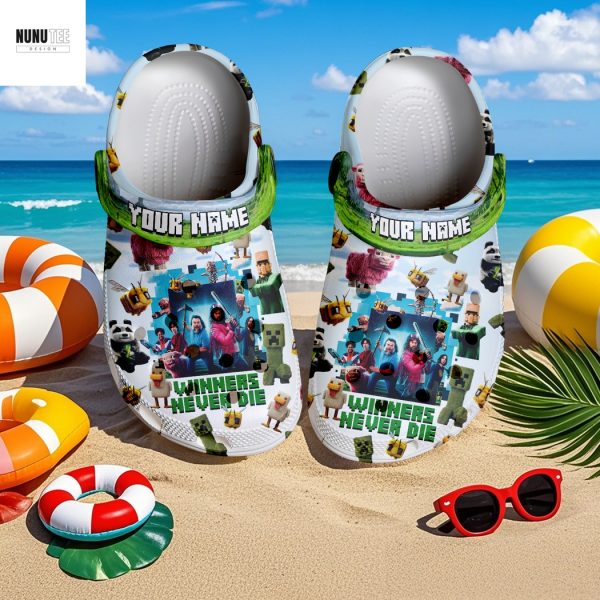 Personalized A Minecraft Movie Winners Never Die Crocs