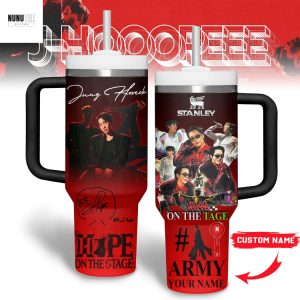 Personalized BTS J Hope – Hope On The Stage Tumbler With Handle And Straw