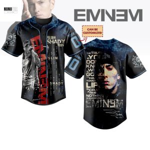 Personalized Eminem Slim Shady Baseball Jersey