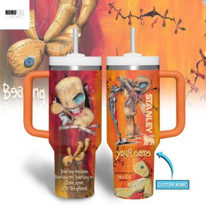 Personalized Korn Beating Me Down Into The Ground Tumbler With Handle And Straw