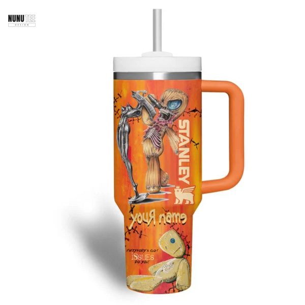 Personalized Korn Beating Me Down Into The Ground Tumbler With Handle And Straw