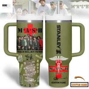Personalized Mash Was Is Hell But Im Not Tumbler With Handle And Straw