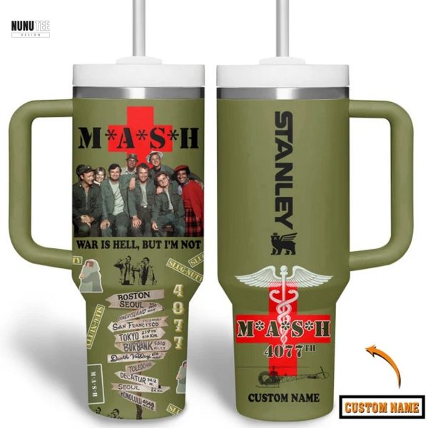 Personalized Mash Was Is Hell But Im Not Tumbler With Handle And Straw