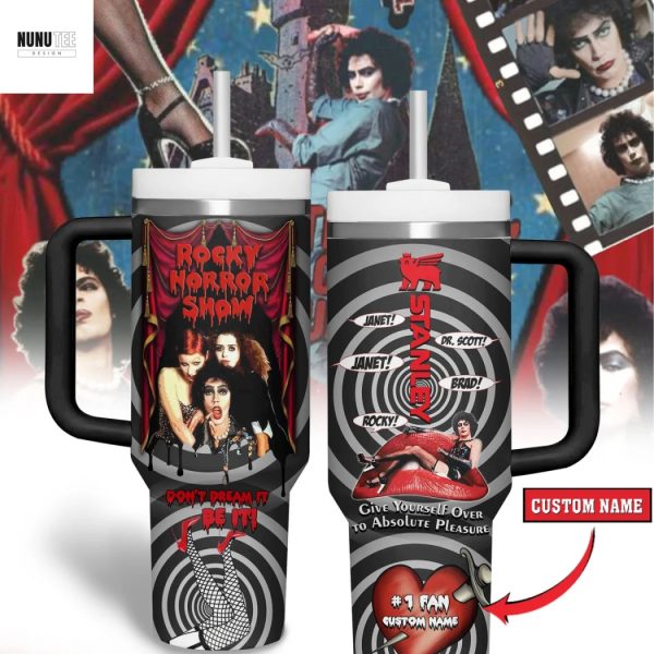 Personalized Rocky Horror Show Tumbler With Handle And Straw