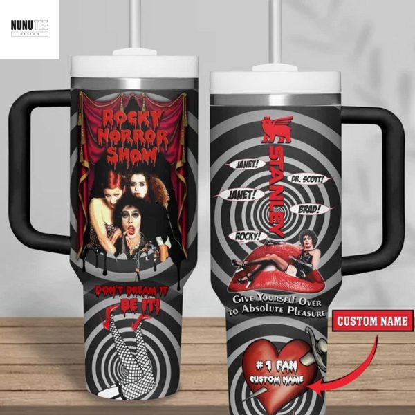 Personalized Rocky Horror Show Tumbler With Handle And Straw