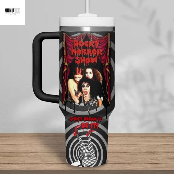Personalized Rocky Horror Show Tumbler With Handle And Straw