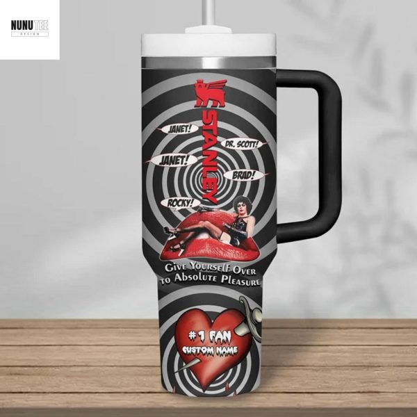 Personalized Rocky Horror Show Tumbler With Handle And Straw