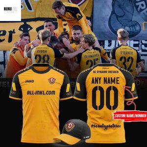 Personalized SG Dynamo Dresden 2025 3D T-Shirt