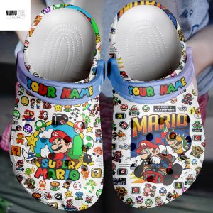 Personalized Super Mario Crocs