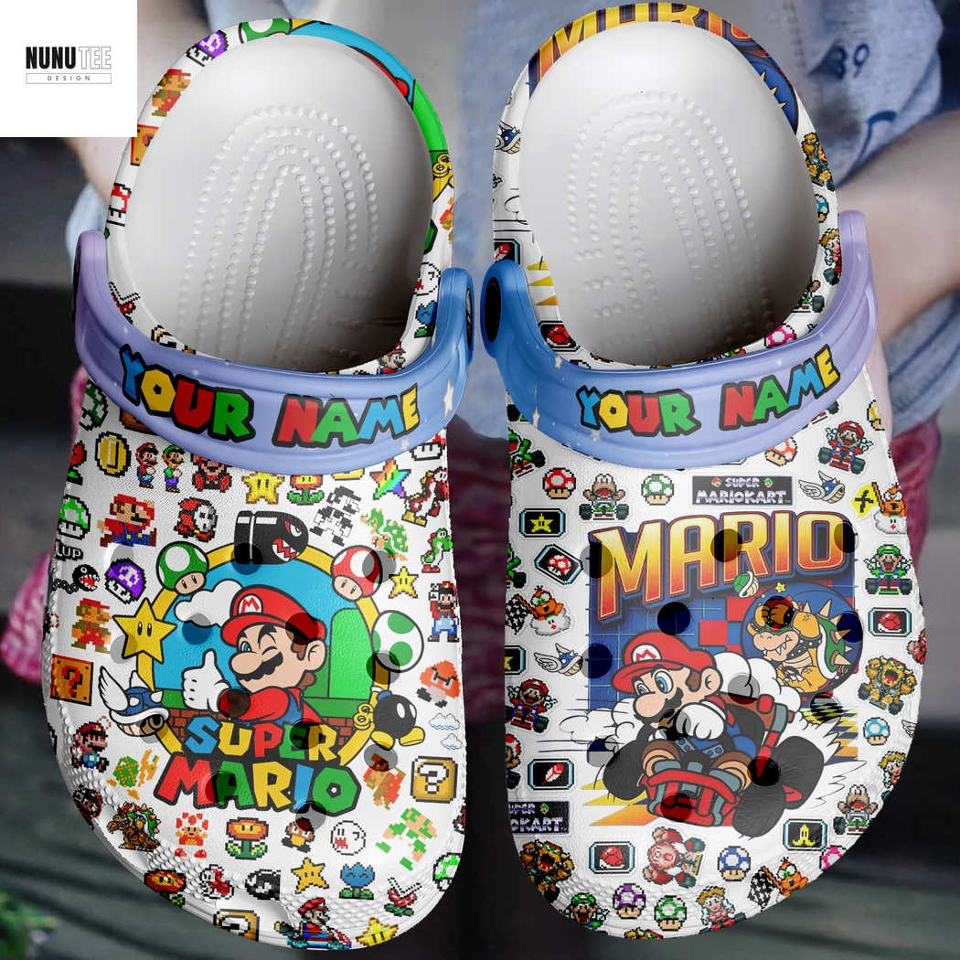 Personalized Super Mario Crocs Personalized Super Mario Crocs