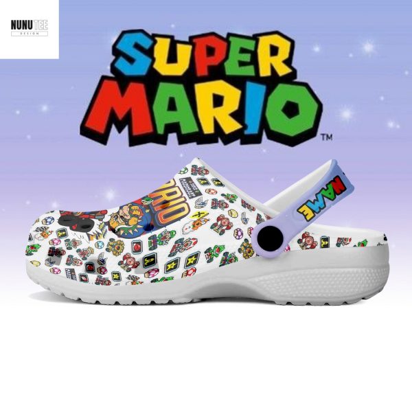 Personalized Super Mario Crocs