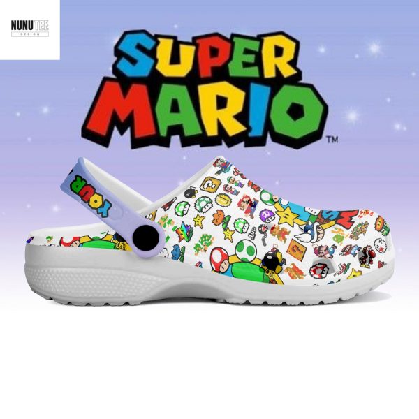 Personalized Super Mario Crocs