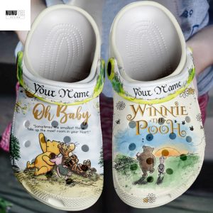 Personalized Winnie The Pooh Oh Baby Crocs