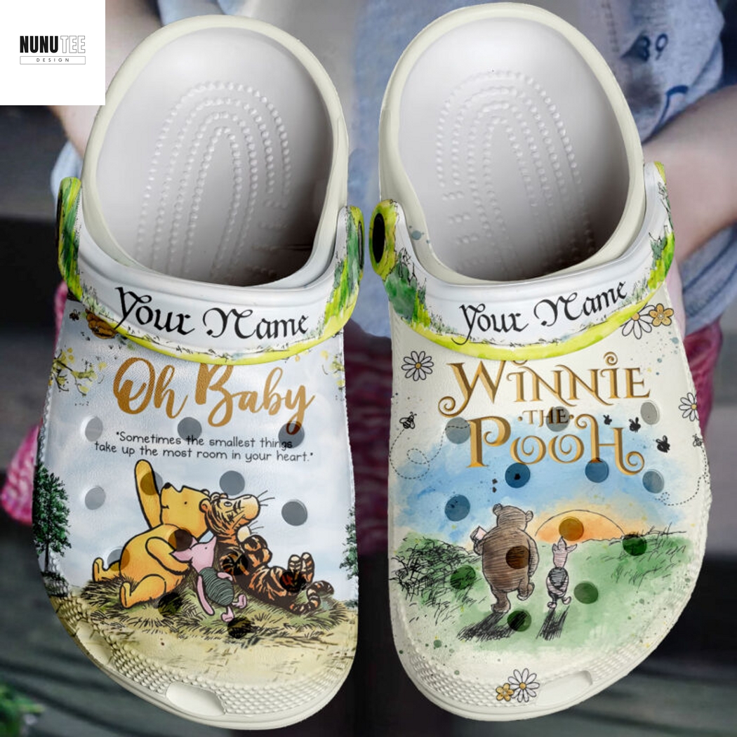 Personalized Winnie The Pooh Oh Baby Crocs Personalized Winnie The Pooh Oh Baby Crocs