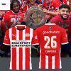 PSV Eindhoven F.C  Eredivisie Cup Champions 2025 3D T-Shirt