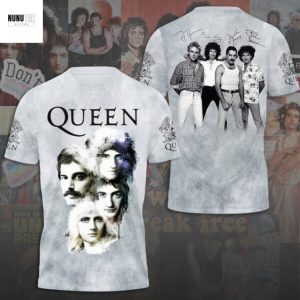Queen Band Sigature 3D T-Shirt