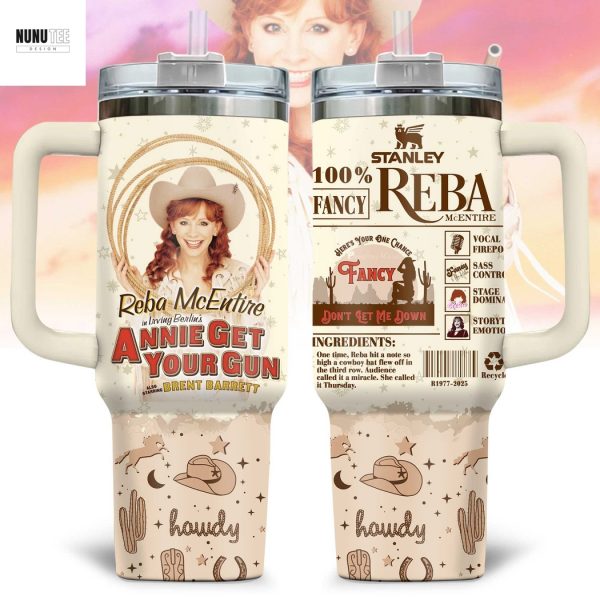 Reba Mcentire Annie Get Your Gun Tumbler With Handle And Straw