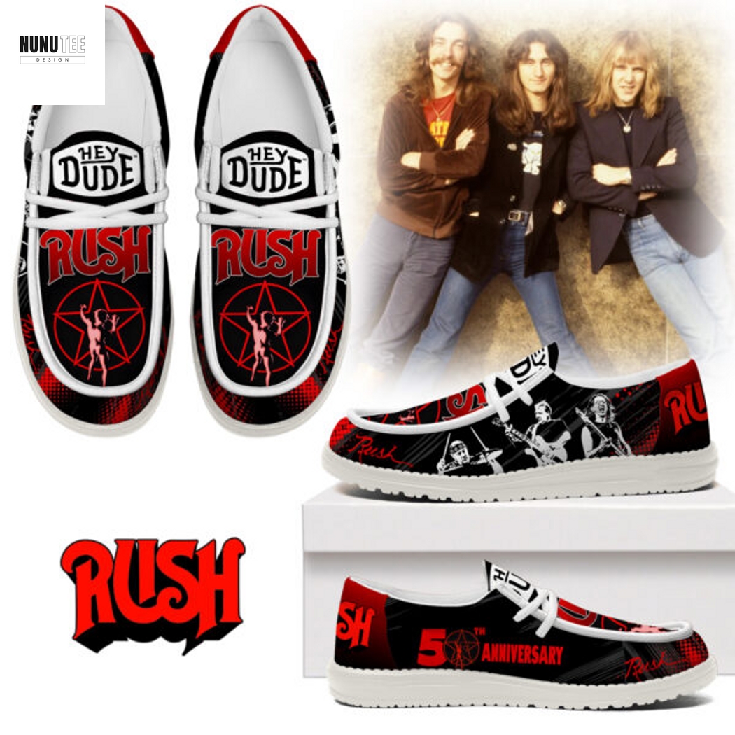 Rush 50th Anniversary Hey Dude Shoes Rush 50th Anniversary Hey Dude Shoes