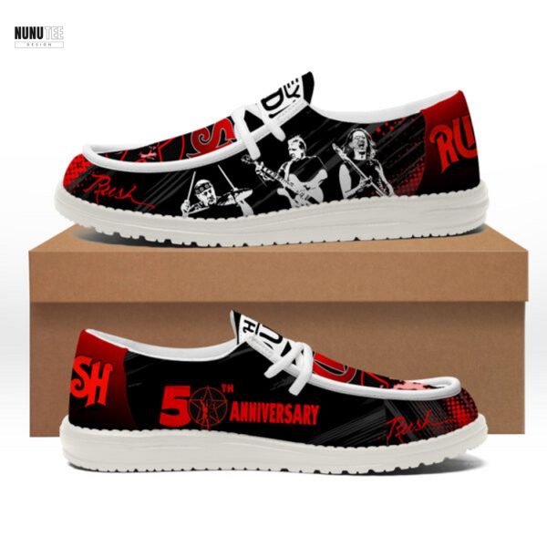 Rush 50th Anniversary Hey Dude Shoes