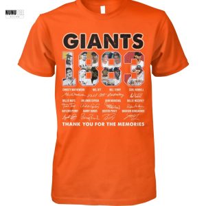 San Francisco Giants 1883 Signature Thank You For The Memories Unisex T-Shirt