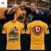 SG Dynamo Dresden Aufsteiger Saison 2024-2025 3D T-Shirt – Black