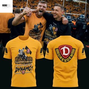 SG Dynamo Dresden Aufsteiger Saison 2024-2025 3D T-Shirt