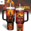 Stitch Hello Summer Like Is Like Ice Cream Tumbler With Handle And Straw