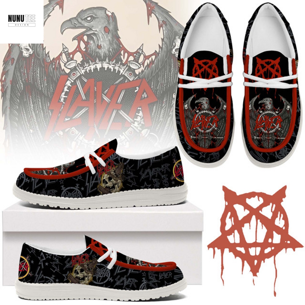 Slayer Band Hey Dude Shoes Slayer Band Hey Dude Shoes