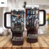 the addams family think your family is weird tumbler with handle and straw 2 SPxov.jpg