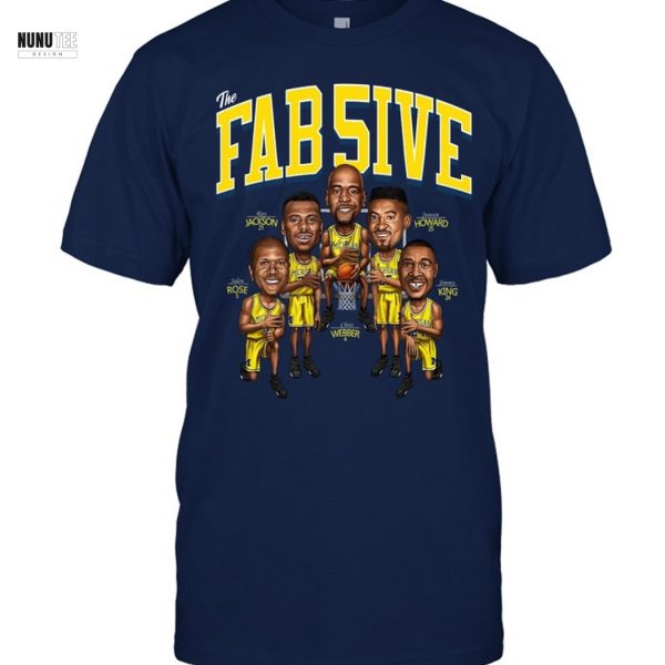 The Fab Five 5 Basketball Unisex T-Shirt