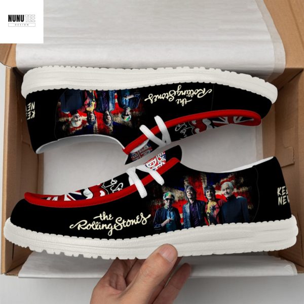 The Rolling Stones Keep Rolling Never Settle Hey Dude Shoes