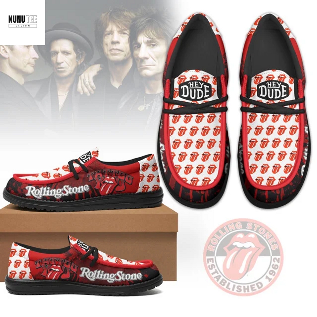 The Rolling Stones Tattoo You Hey Dude Shoes The Rolling Stones Tattoo You Hey Dude Shoes