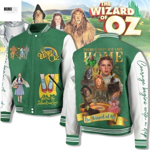 The Wizard Of Oz There No Place Like Home Baseball Jacket