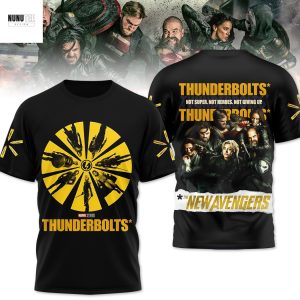 Thunderbolts The New Avengers Not Super Not Heroes Not Giving Up 3D T-Shirt