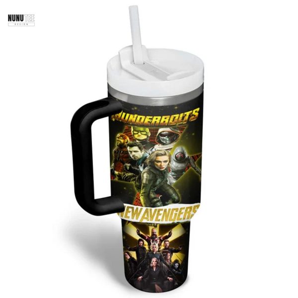 Thunderbolts The New Avengers Tumbler With Handle And Straw